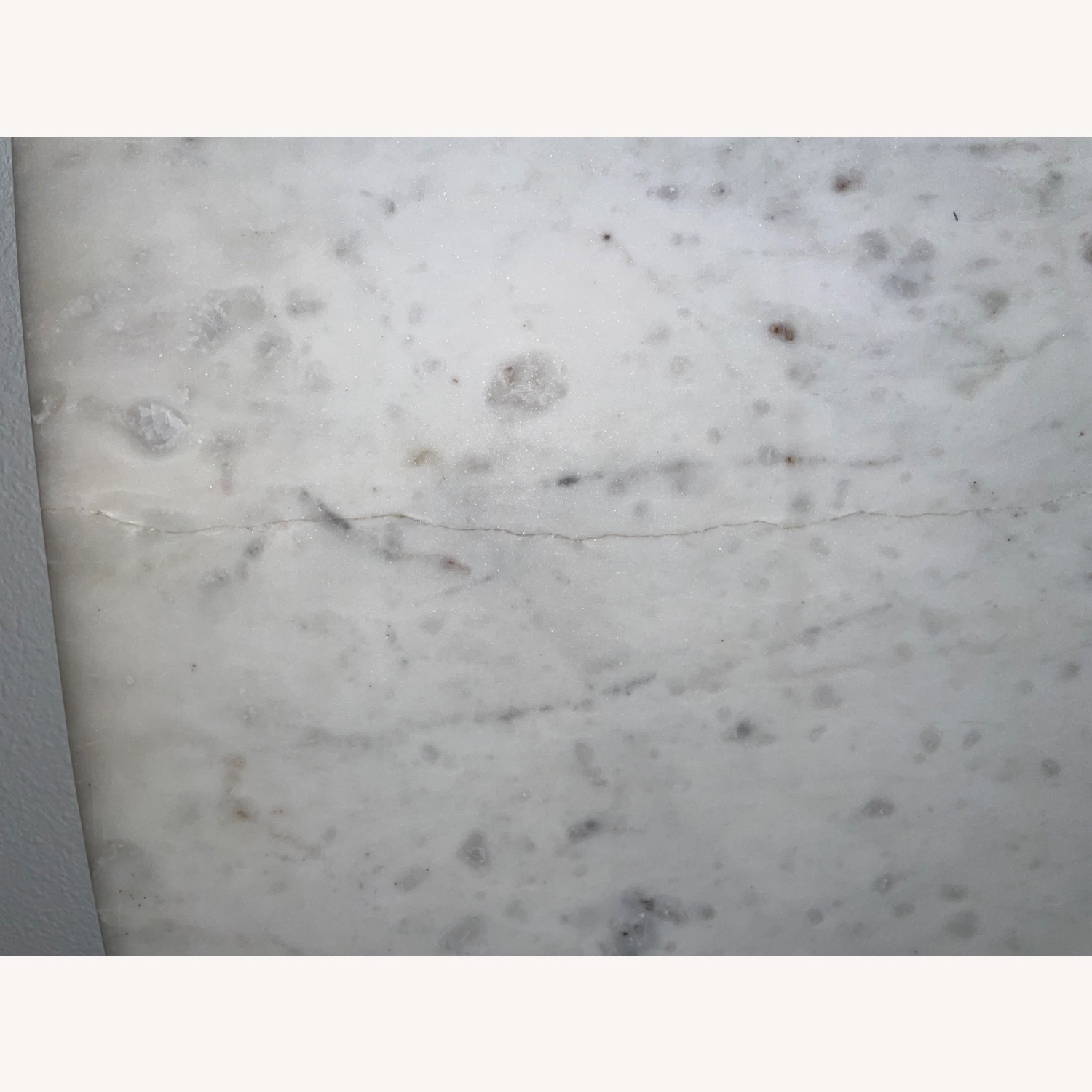 Crate & Barrel Natural Marble Coffee Table - image-8