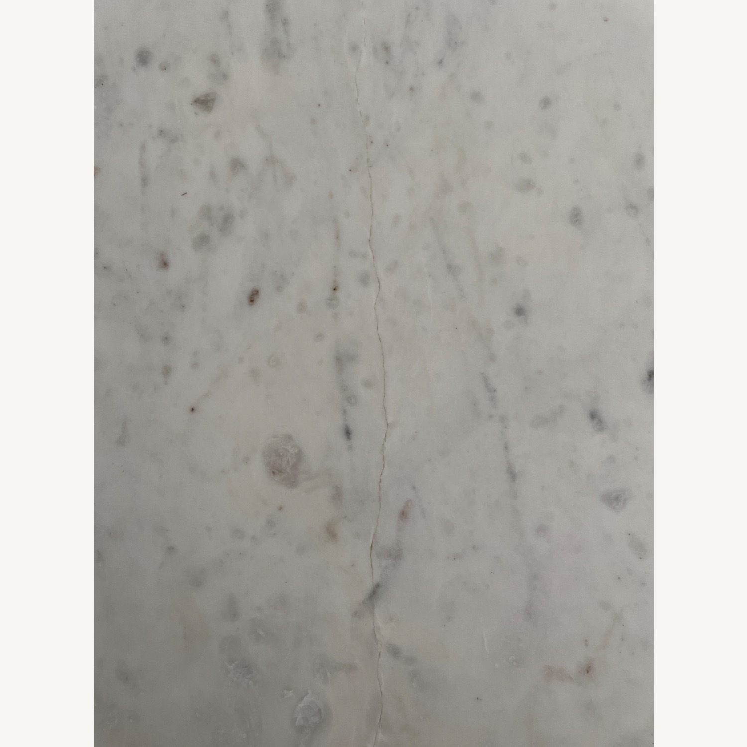 Crate & Barrel Natural Marble Coffee Table - image-4