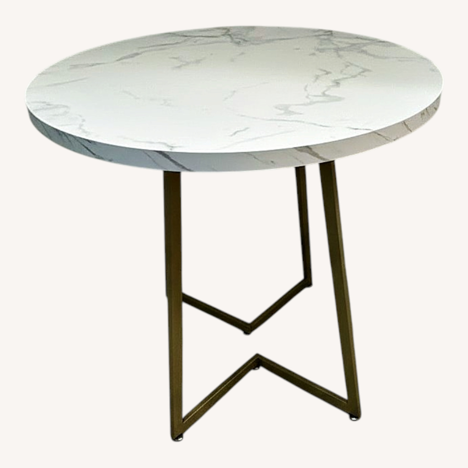 White Wood Dining Table with White Chairs Two - image-4