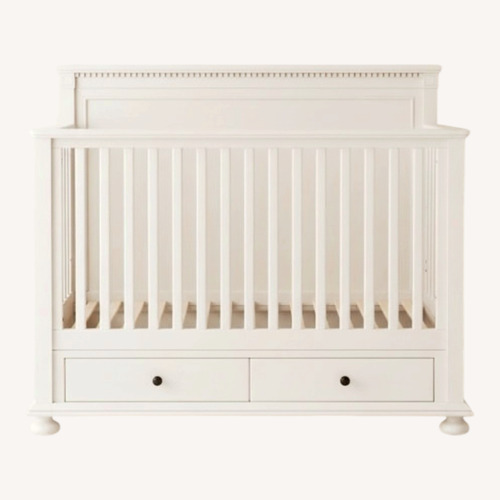 Used Restoration Hardware Heirloom White Wood Crib for sale on AptDeco