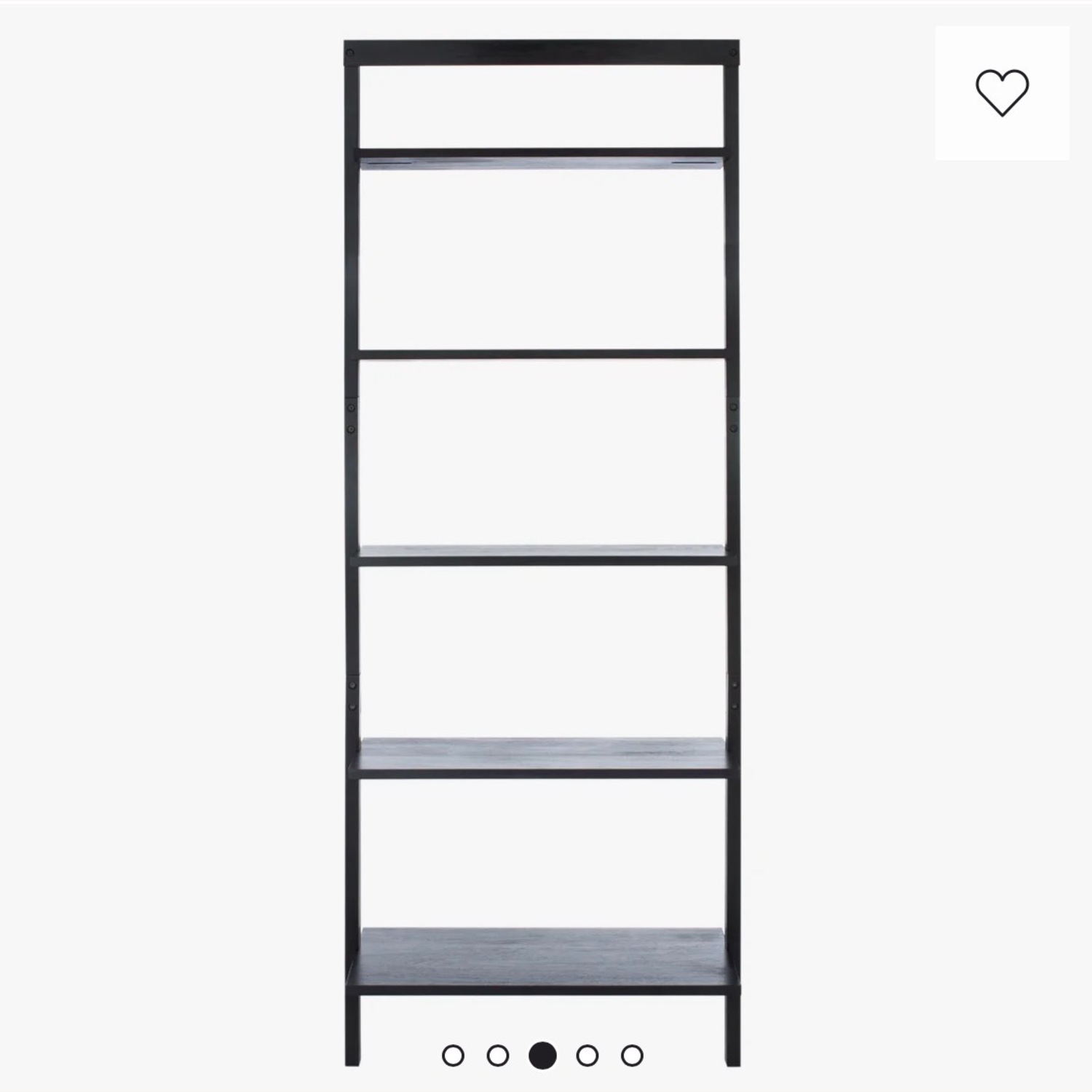 AllModern Black Wood Bookcase Set (2) - image-27