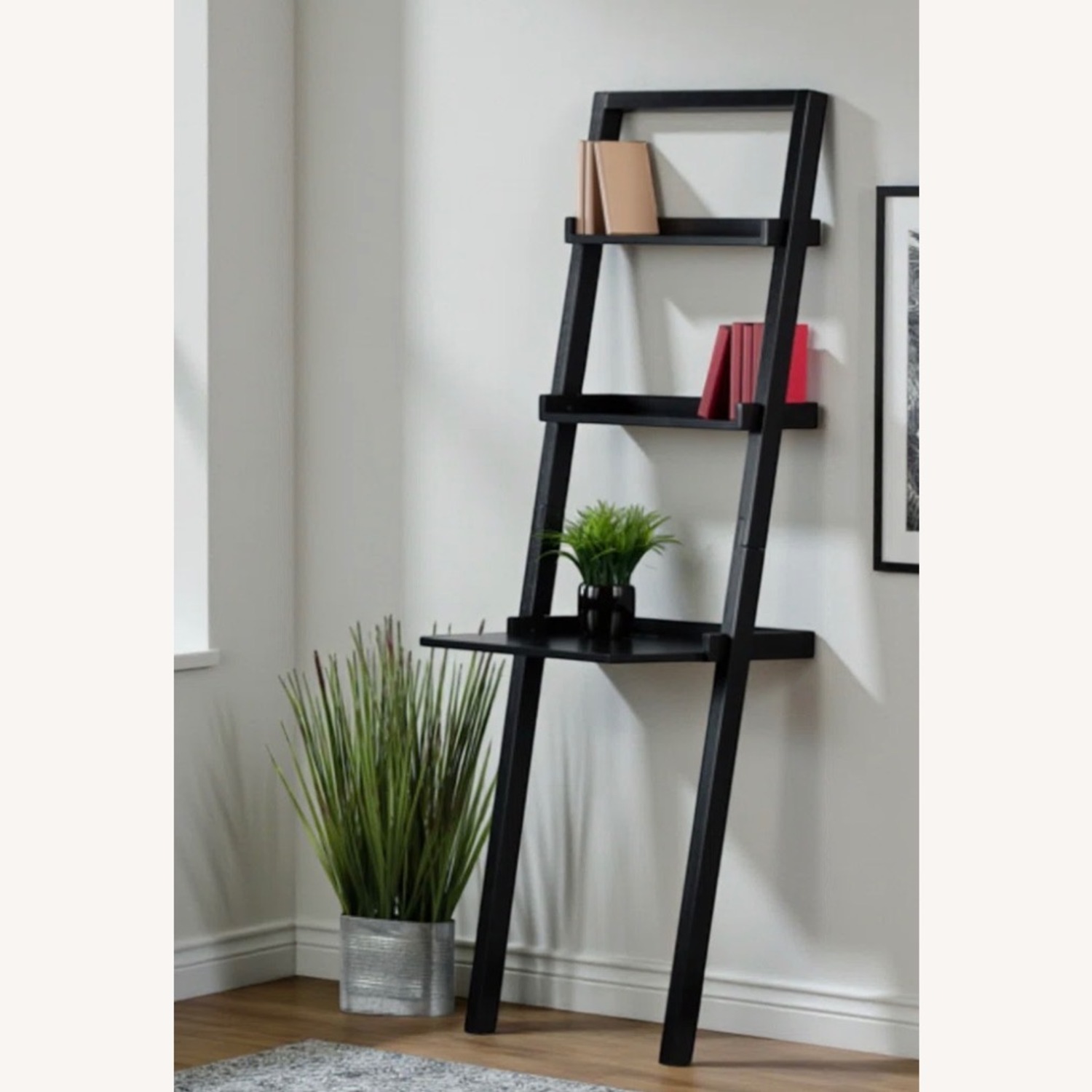 AllModern Black Wood Bookcase Set (2) - image-25