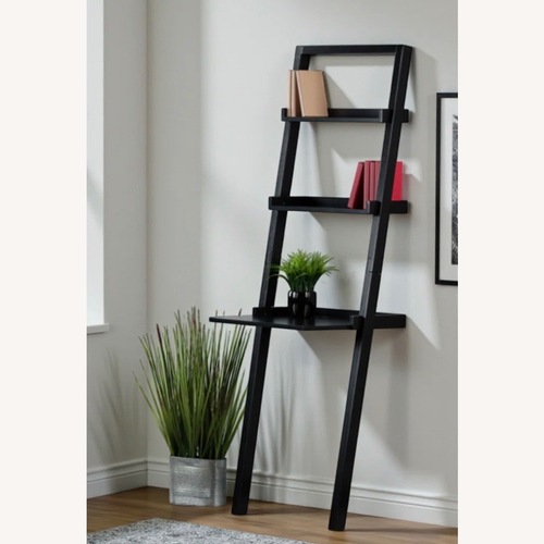 Used AllModern Black Wood Bookcase Set (2) for sale on AptDeco