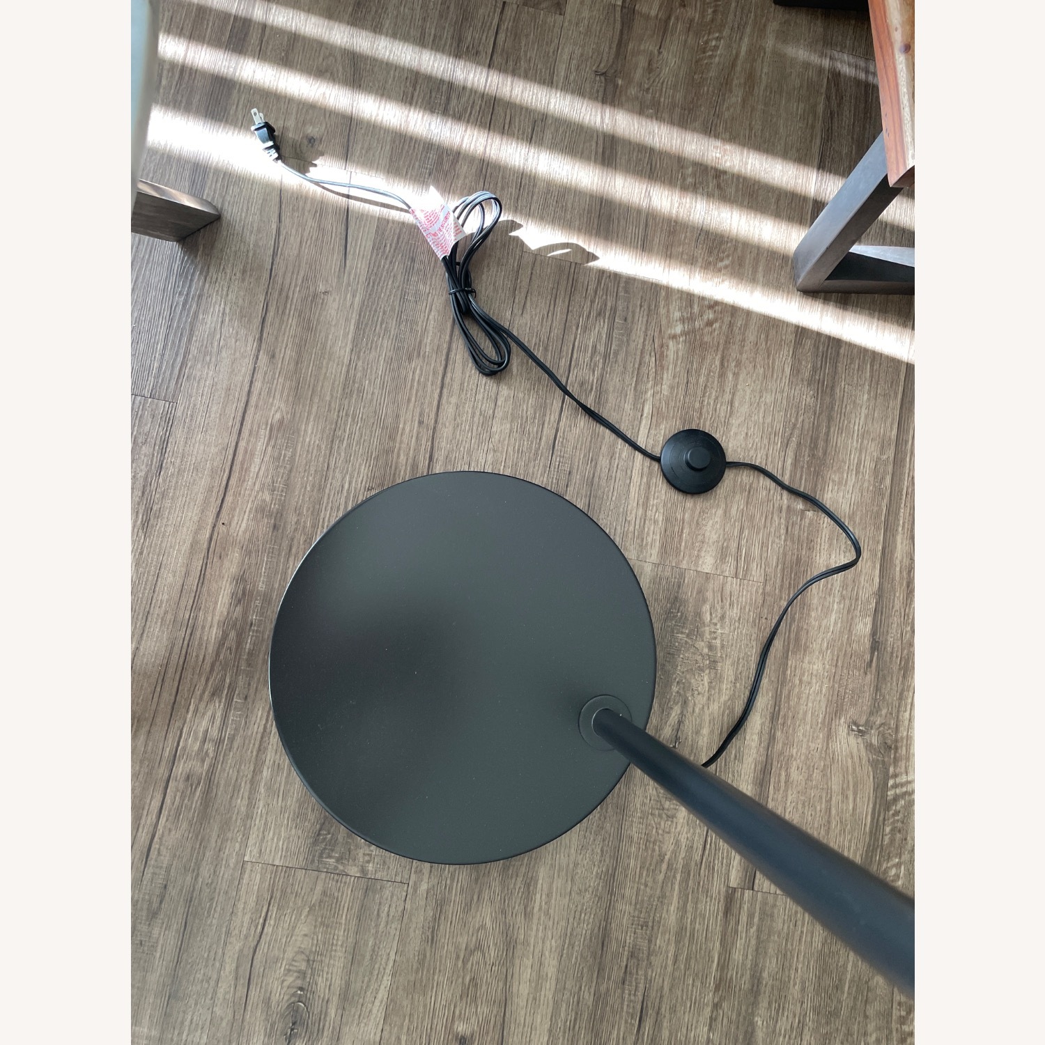 West Elm Black Metal Floor Lamp - image-4