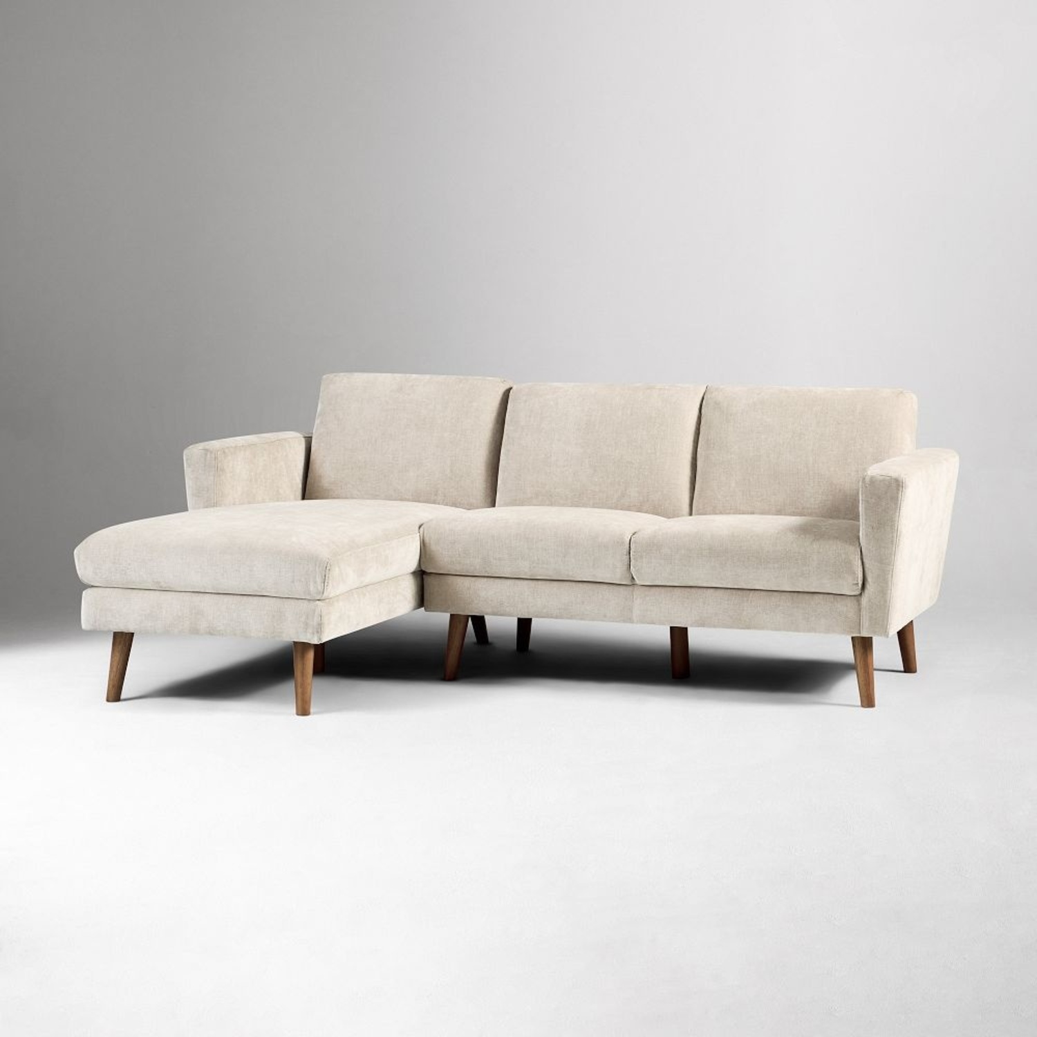 West Elm Oliver 2-Piece Chaise Sectional 79" - image-5