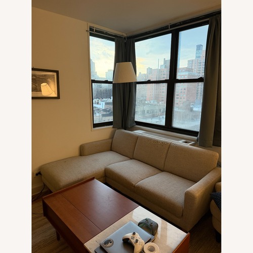 Used West Elm Oliver 2-Piece Chaise Sectional 79" for sale on AptDeco