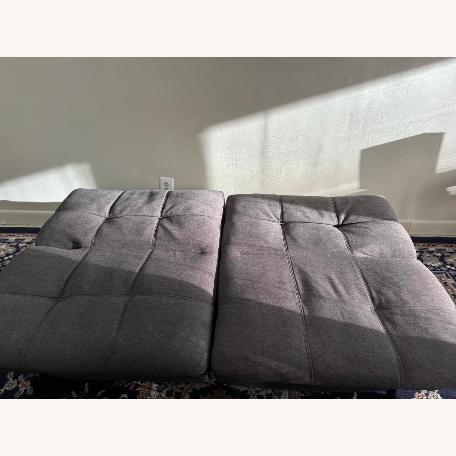 Wayfair Dark Gray Fabric Sleeper Sofa - image-2