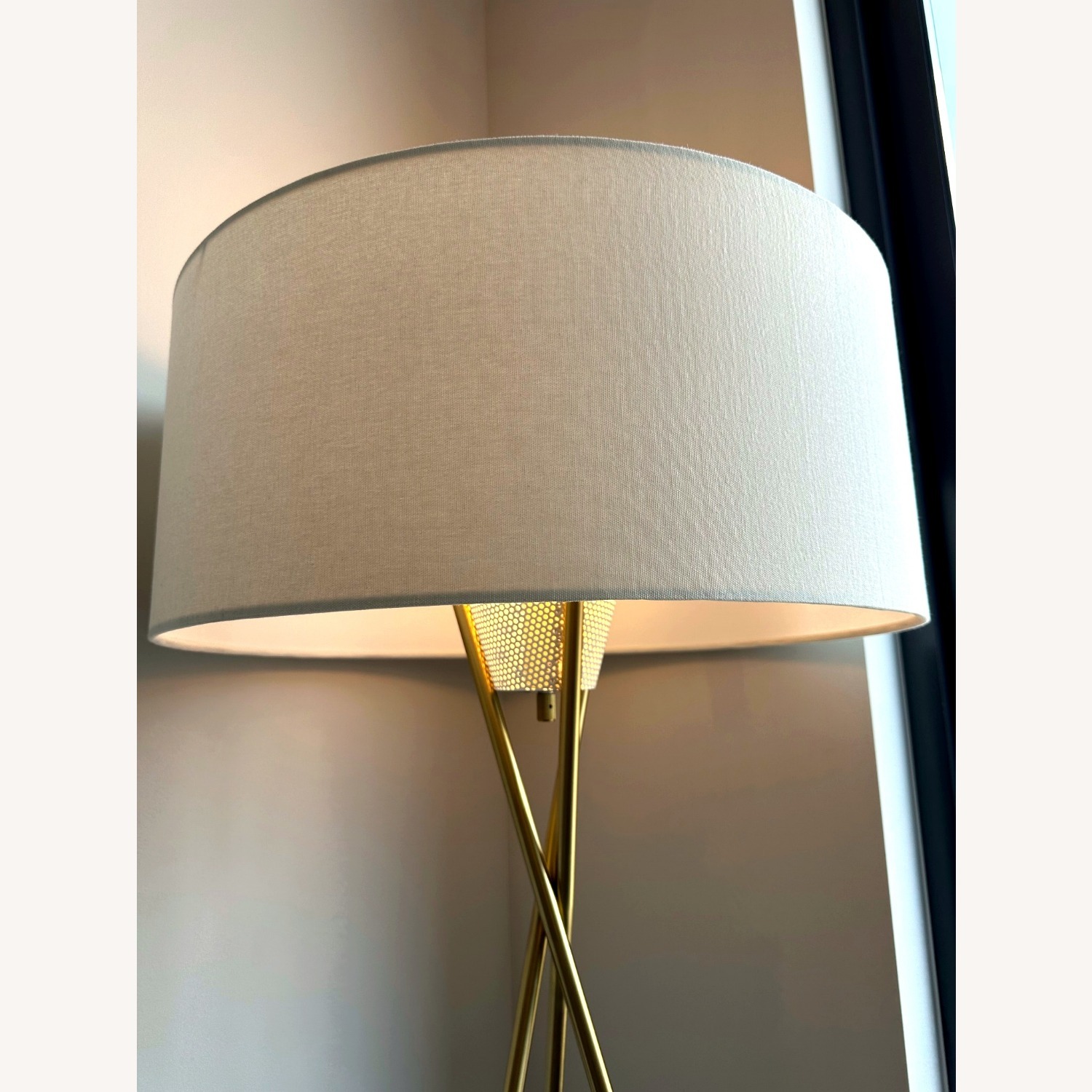 West Elm Mid-Century Tripod Floor Lamp 66" - image-3