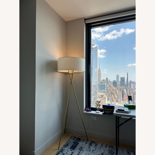 Used West Elm Mid-Century Tripod Floor Lamp 66" for sale on AptDeco