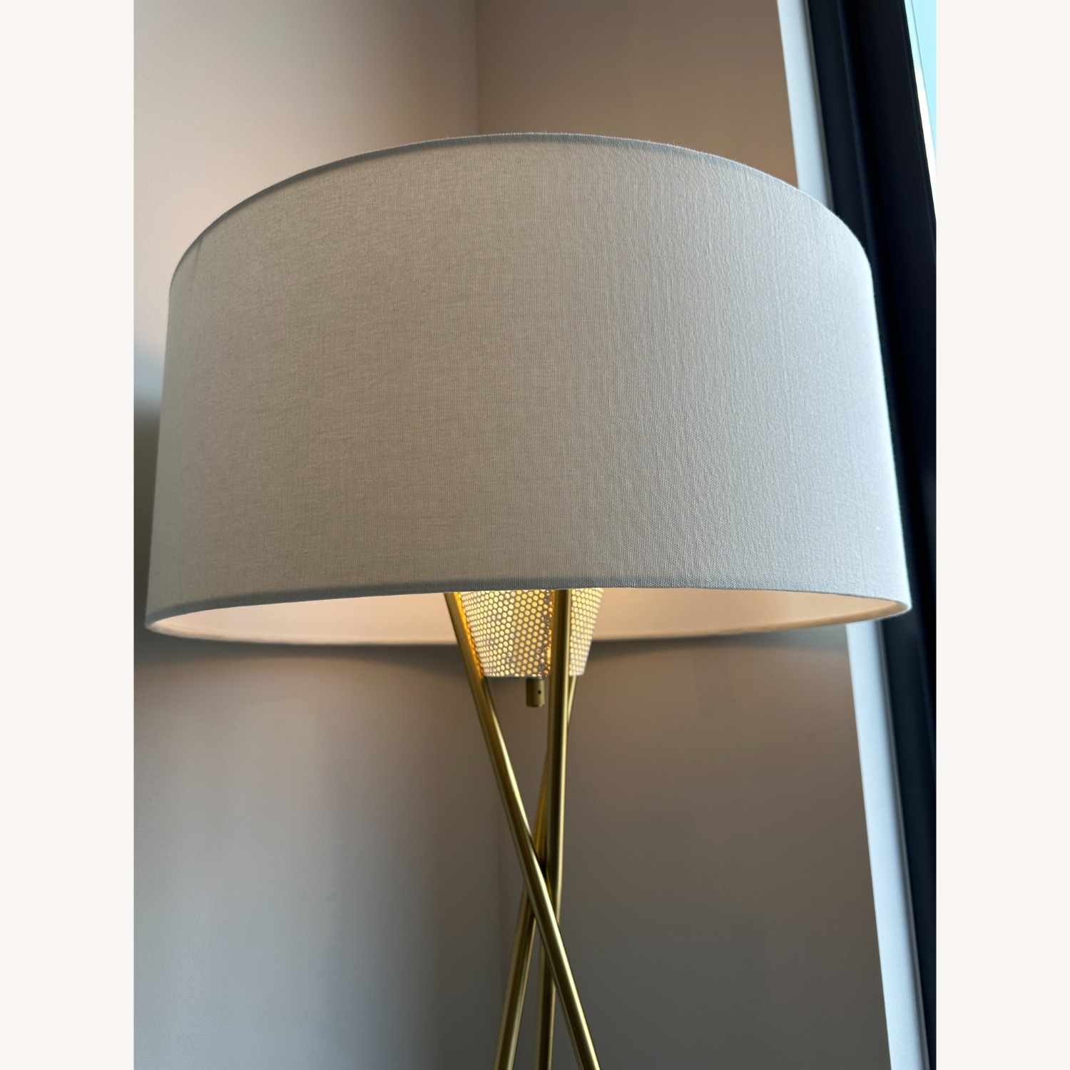 West Elm Mid-Century Tripod Floor Lamp 66" - image-7