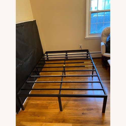 Used Wayfair Black Metal Full Bed Frame for sale on AptDeco