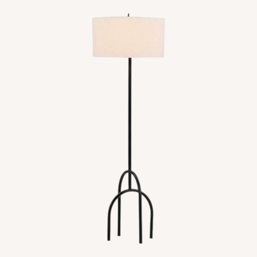 Used West Elm Throop Floor Lamp Matte Black  for sale on AptDeco