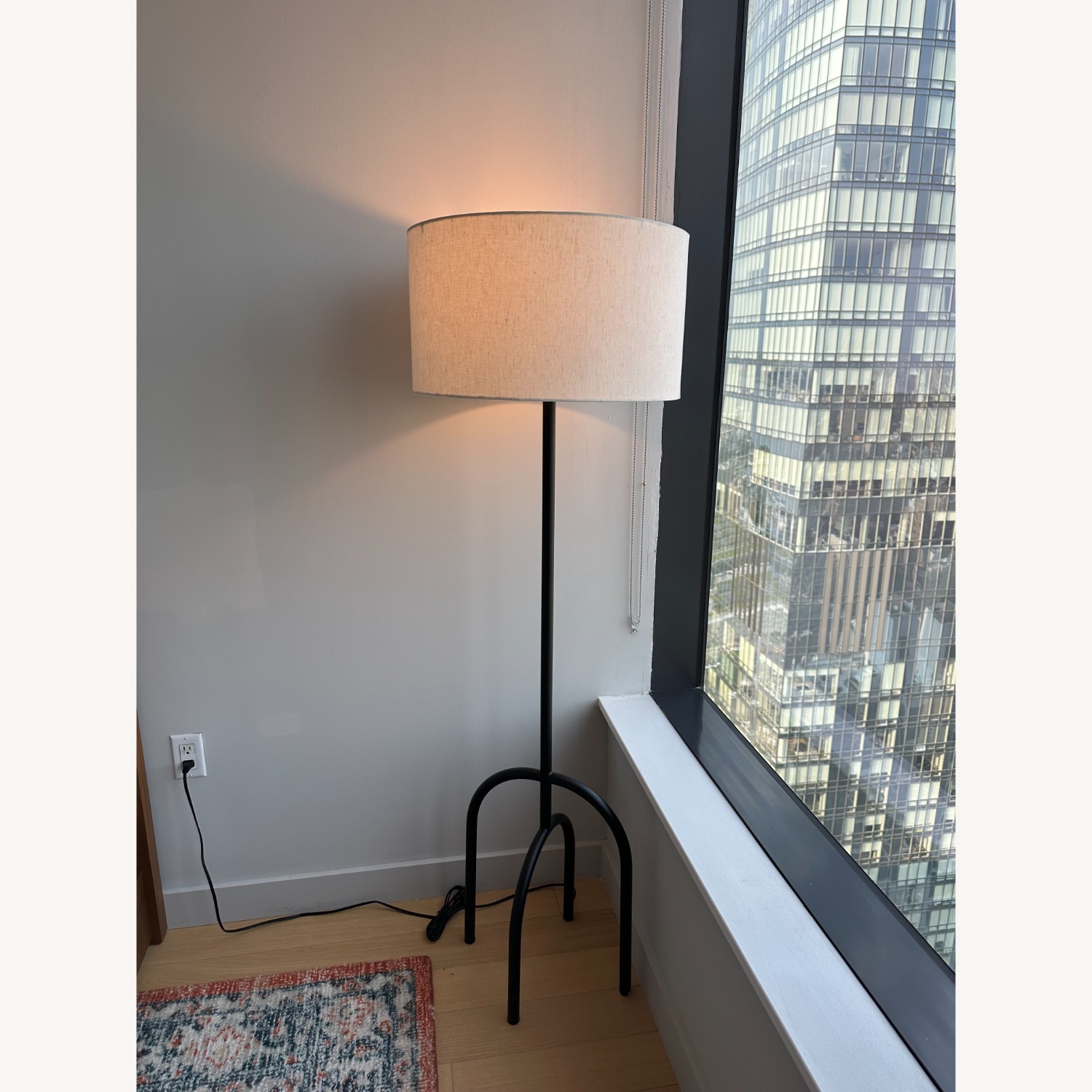 West Elm Throop Floor Lamp Matte Black  - image-2