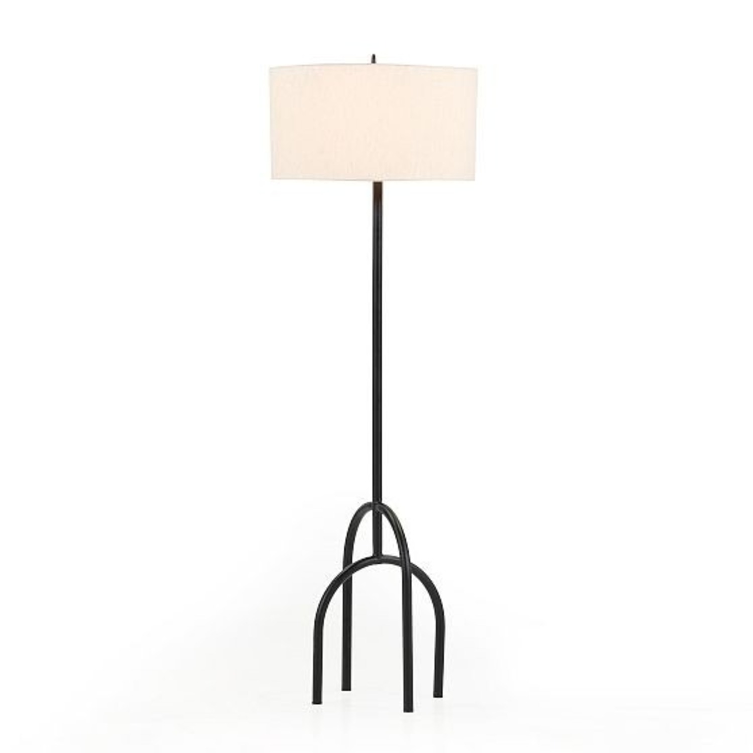 West Elm Throop Floor Lamp Matte Black  - image-4