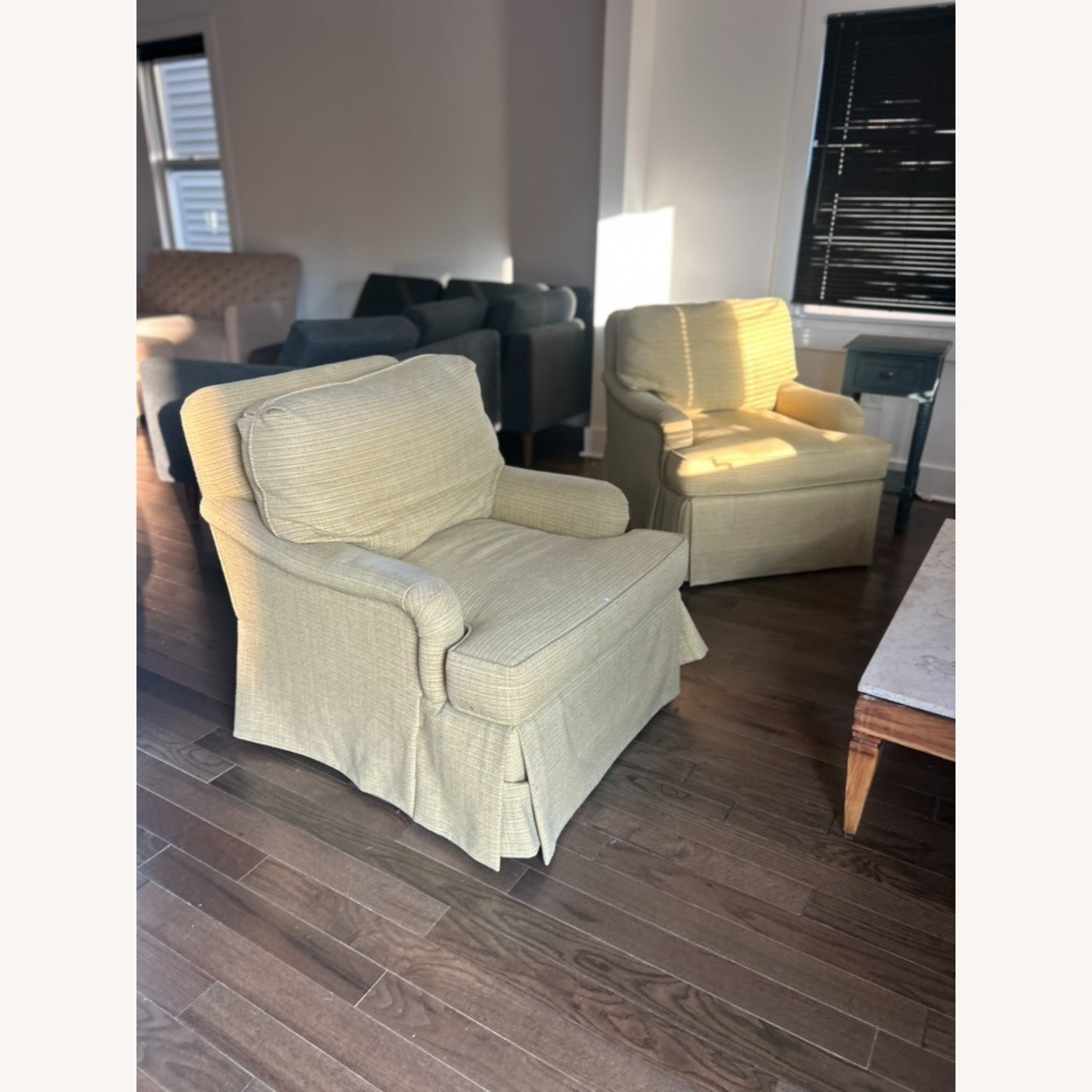 Set of Two Upholstered Armchairs - image-1