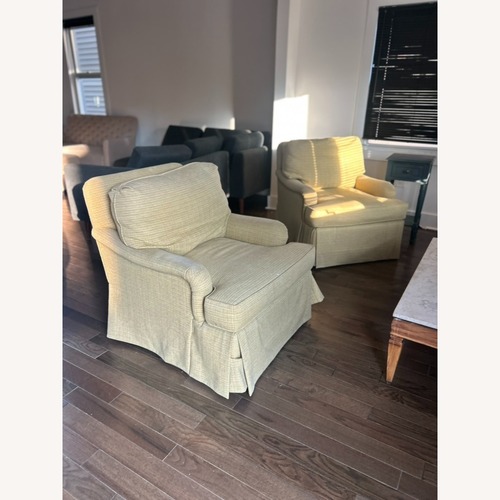 Used Set of Two Upholstered Armchairs for sale on AptDeco