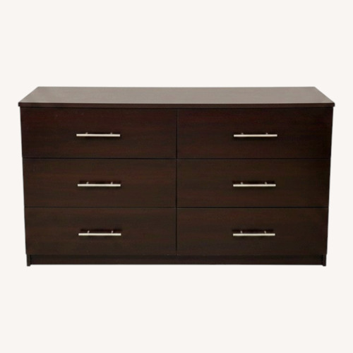 Used Dark Brown Wood Armoire for sale on AptDeco