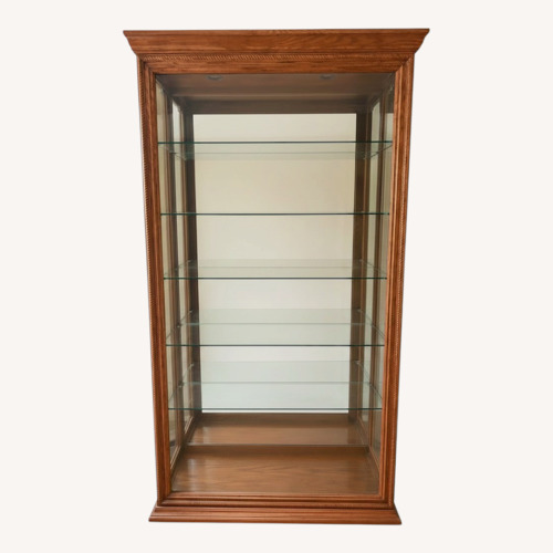 Used Pulaski Furniture Light Brown Wood Décor for sale on AptDeco
