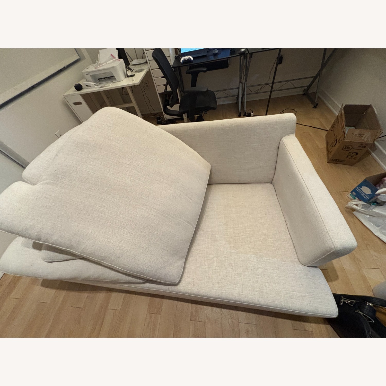 Ashley Cahalan Natural Loveseat - image-6