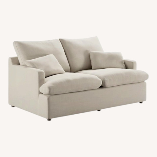 Used Ashley Cahalan Natural Loveseat for sale on AptDeco