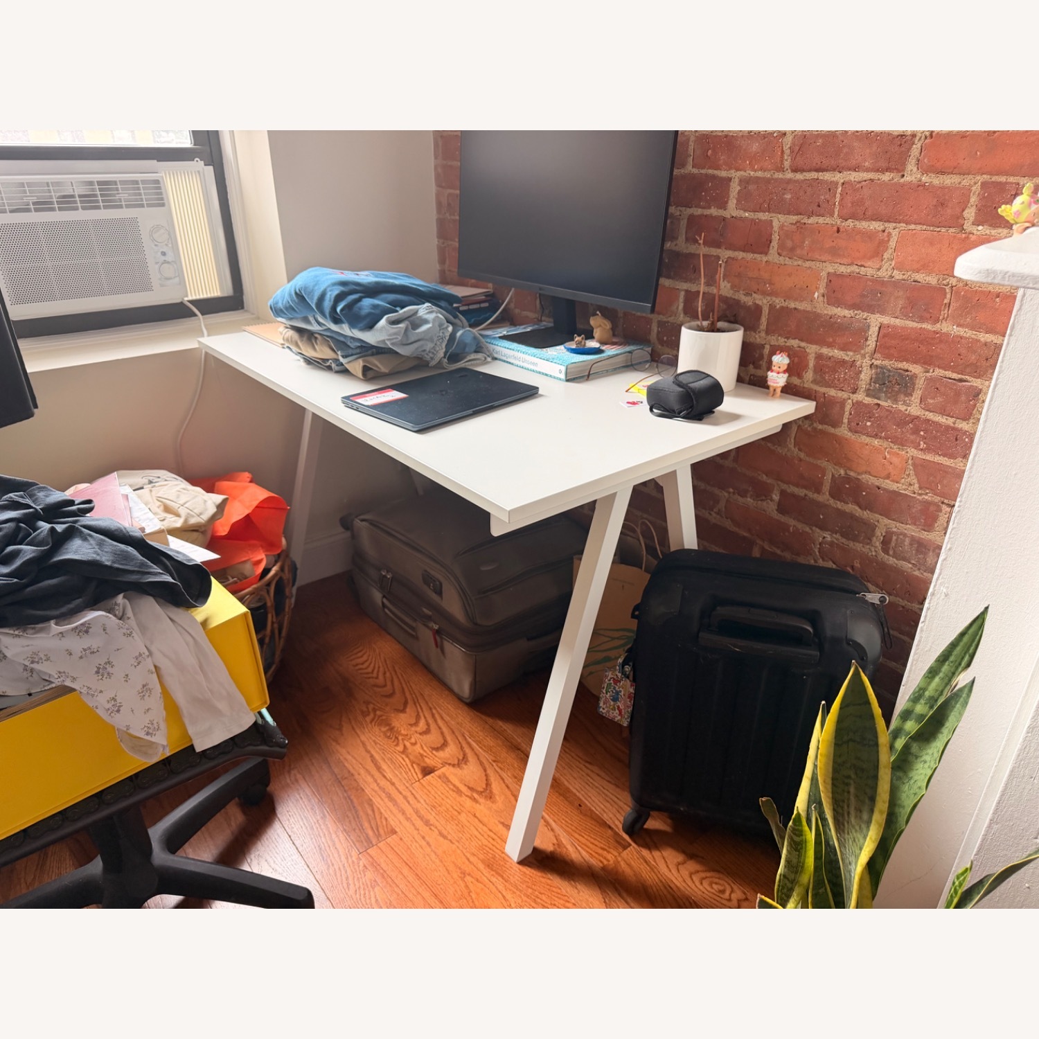 IKEA Trotten White Desk - image-1