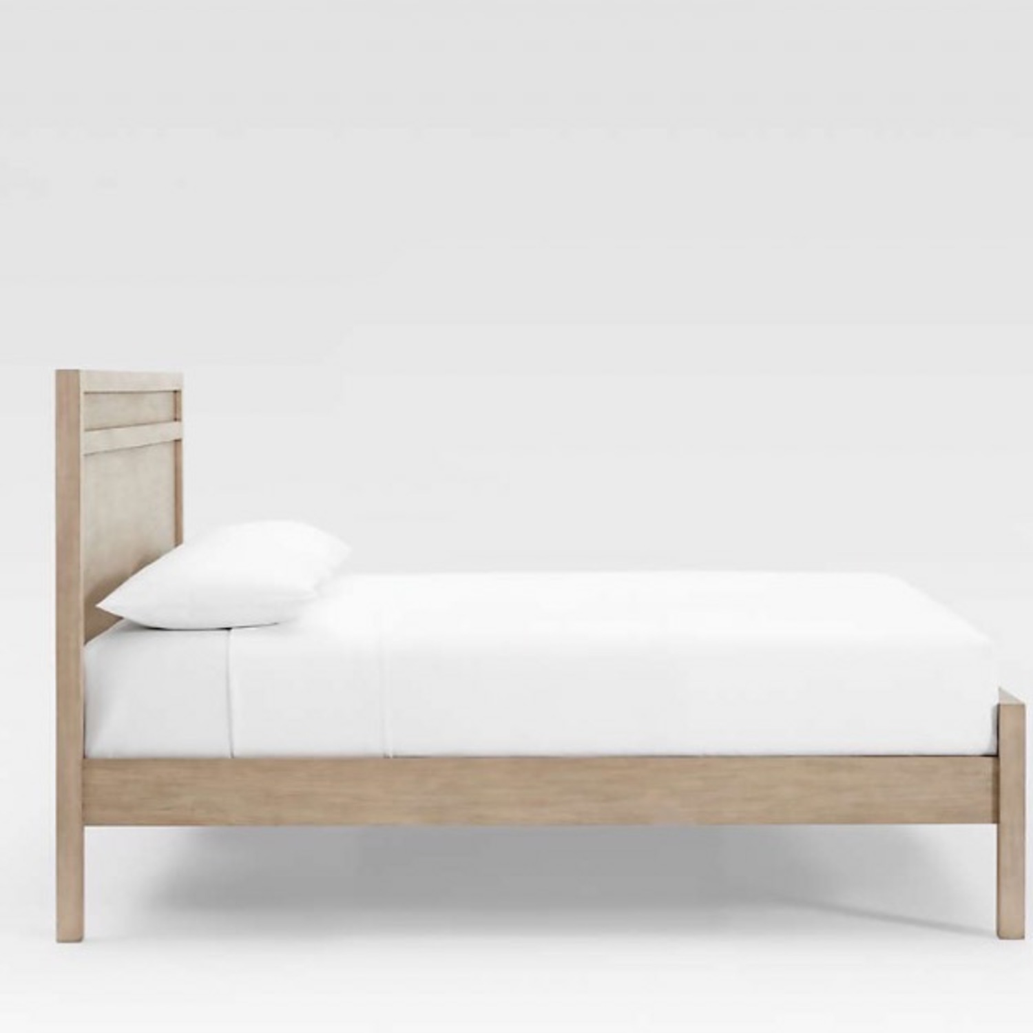 Crate and Barrel Keane Natural Wood King Bed - image-3