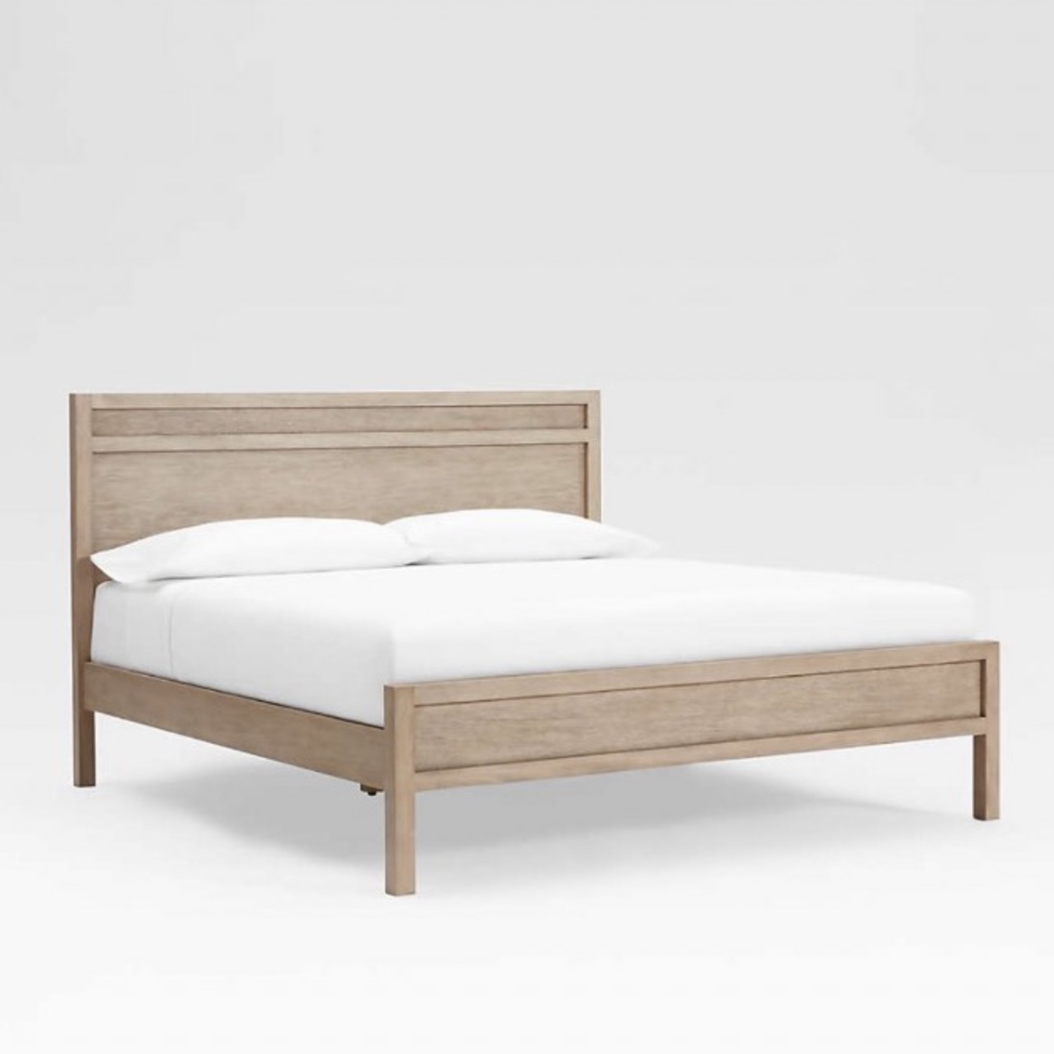 Crate and Barrel Keane Natural Wood King Bed - image-2