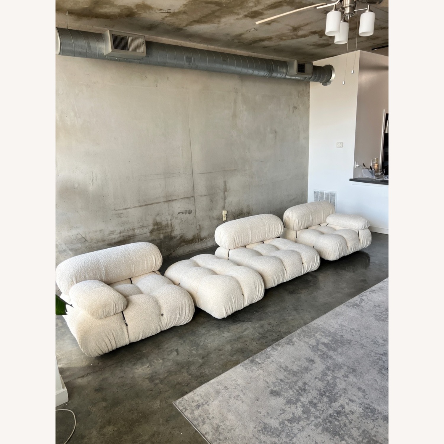 Mario Bellini Camaleonda in Bouclé 3+ Seater Sofa - image-2