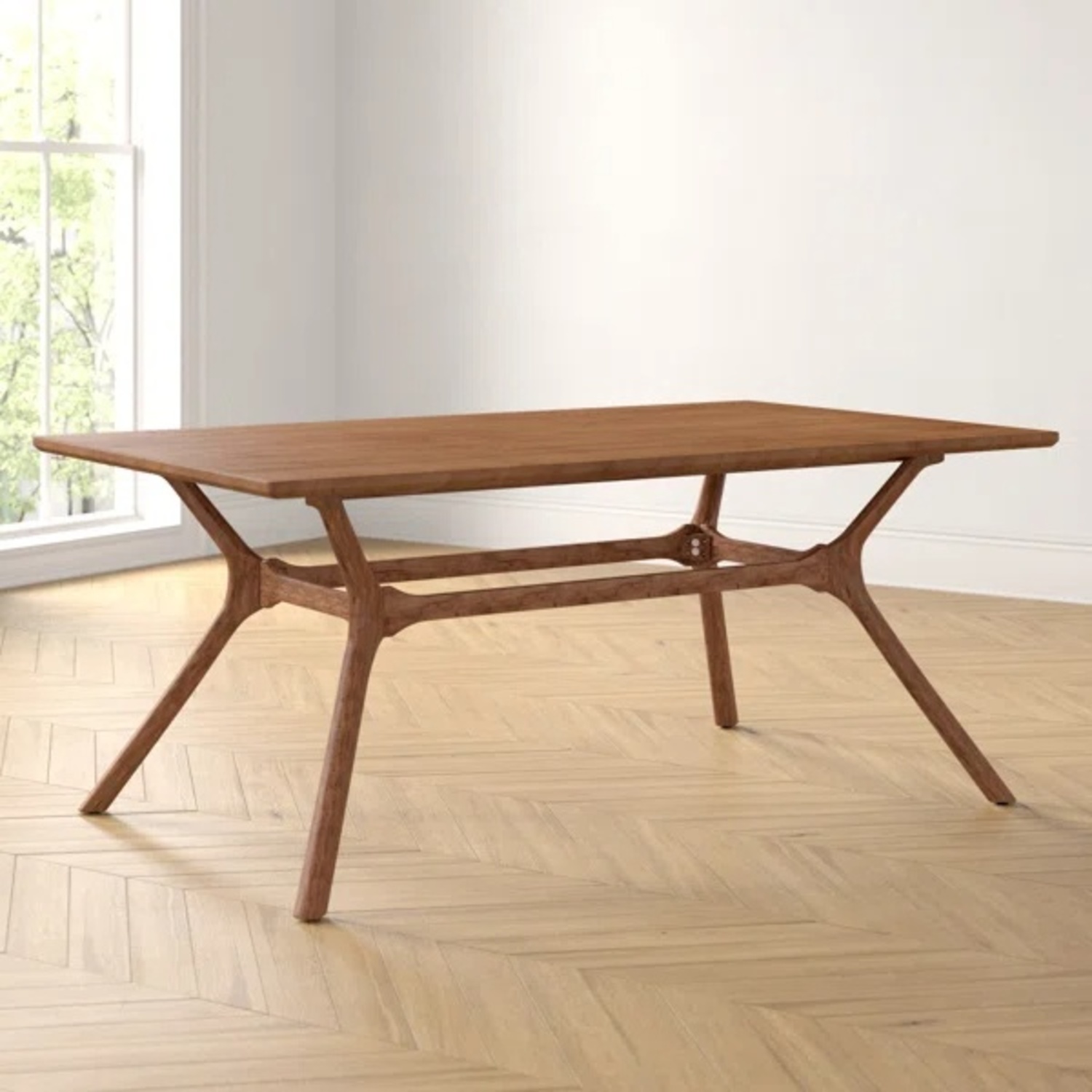 Wayfair Dark Brown Wood Dining Table - image-4