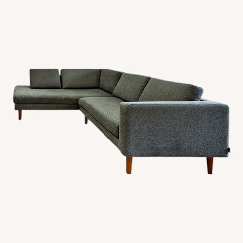 Used Dark Gray 2 Piece Sectional for sale on AptDeco