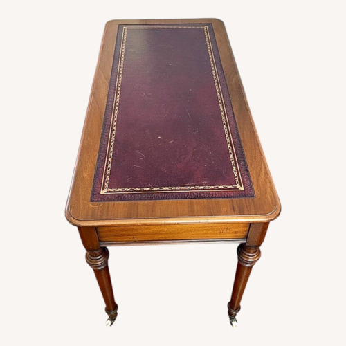 Used Antique English Victorian Mahogany Writing Table  for sale on AptDeco
