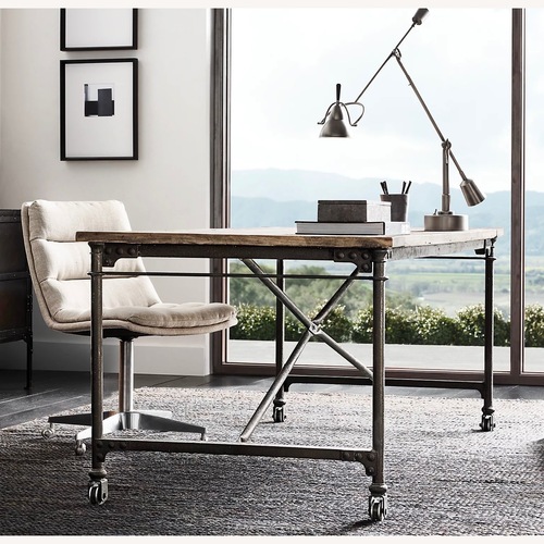 Used Restoration Hardware Flatiron Desk for sale on AptDeco