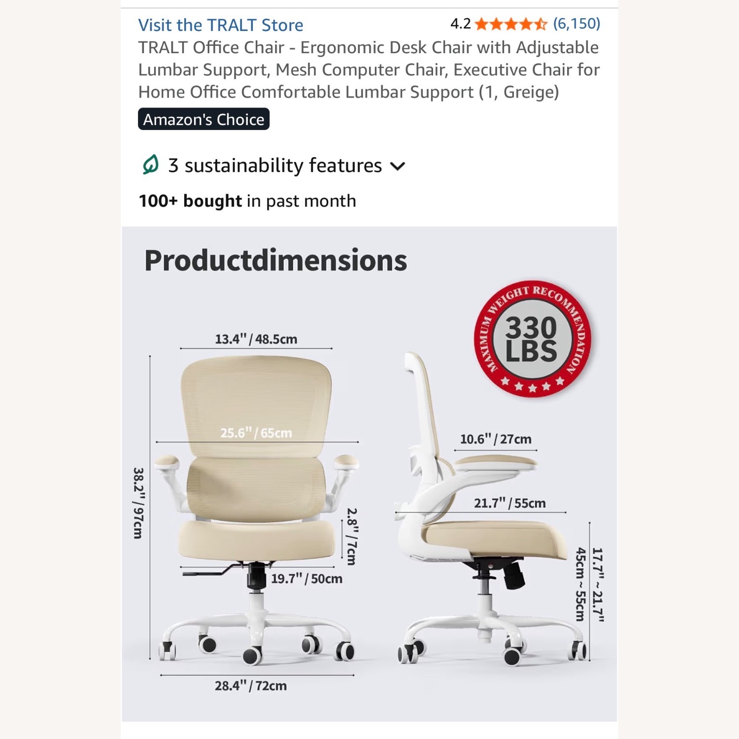 Amazon Chair And Desk Desk - image-3
