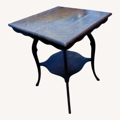 Used Dark Brown Wood Side Table for sale on AptDeco