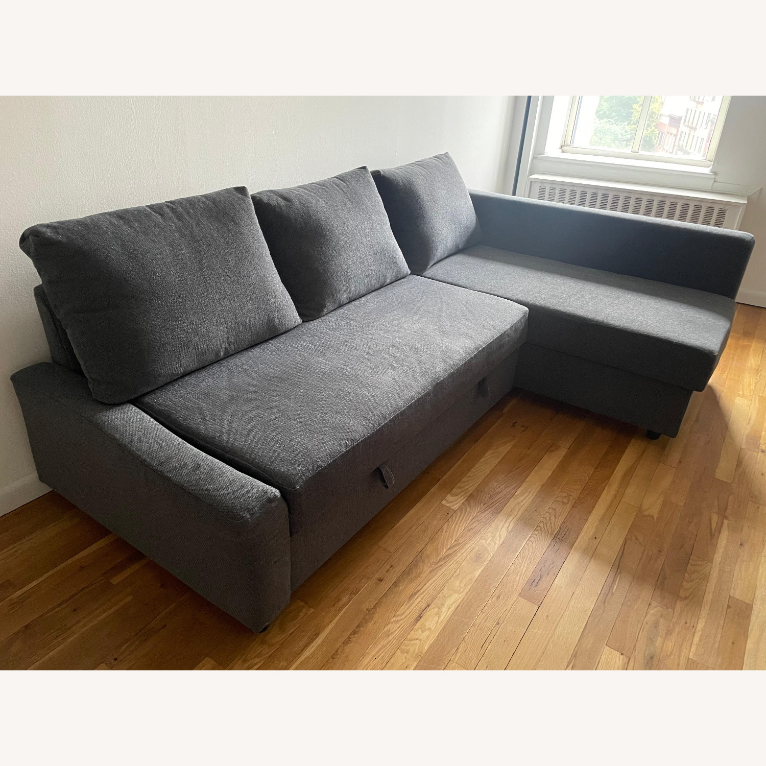 IKEA FRIHETEN Sleeper 3 Seats w Storage - image-1