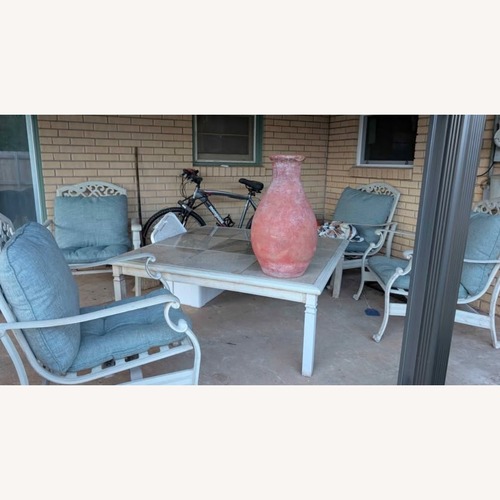 Used Natural Stone Patio Furniture for sale on AptDeco