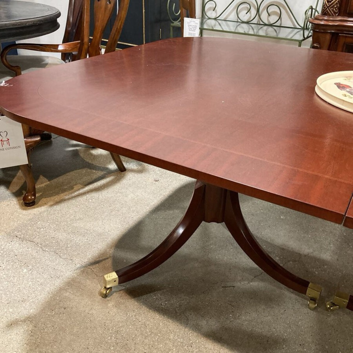 Baker Furniture Georgian Banded Mahogany Table - image-4