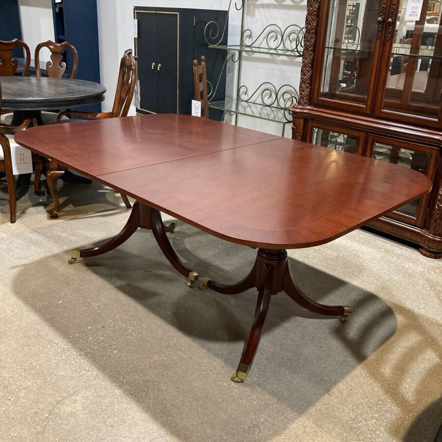 Baker Furniture Georgian Banded Mahogany Table - image-1