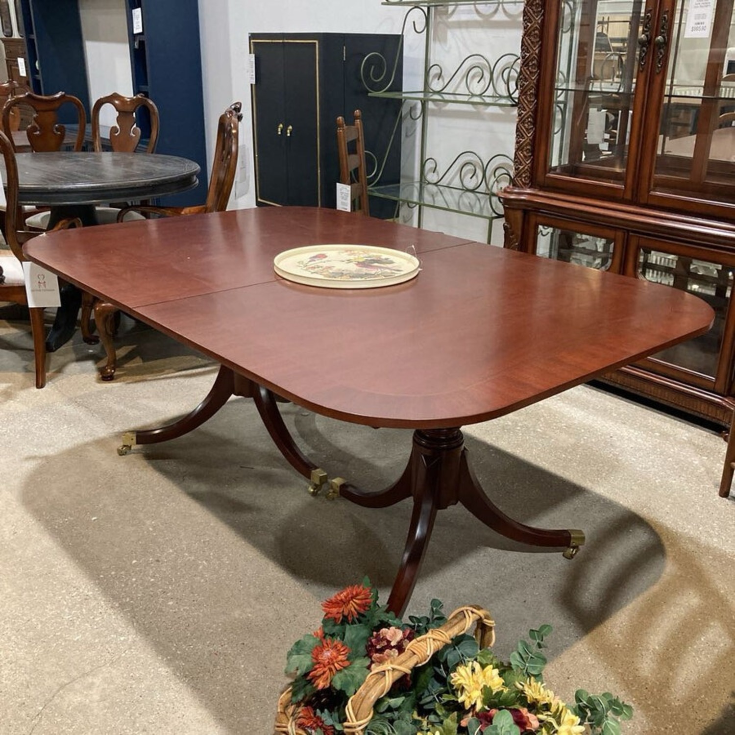 Baker Furniture Georgian Banded Mahogany Table - image-2