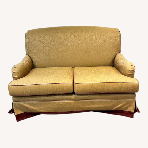 Used Kravet Traditional Damask Fabric Loveseat for sale on AptDeco