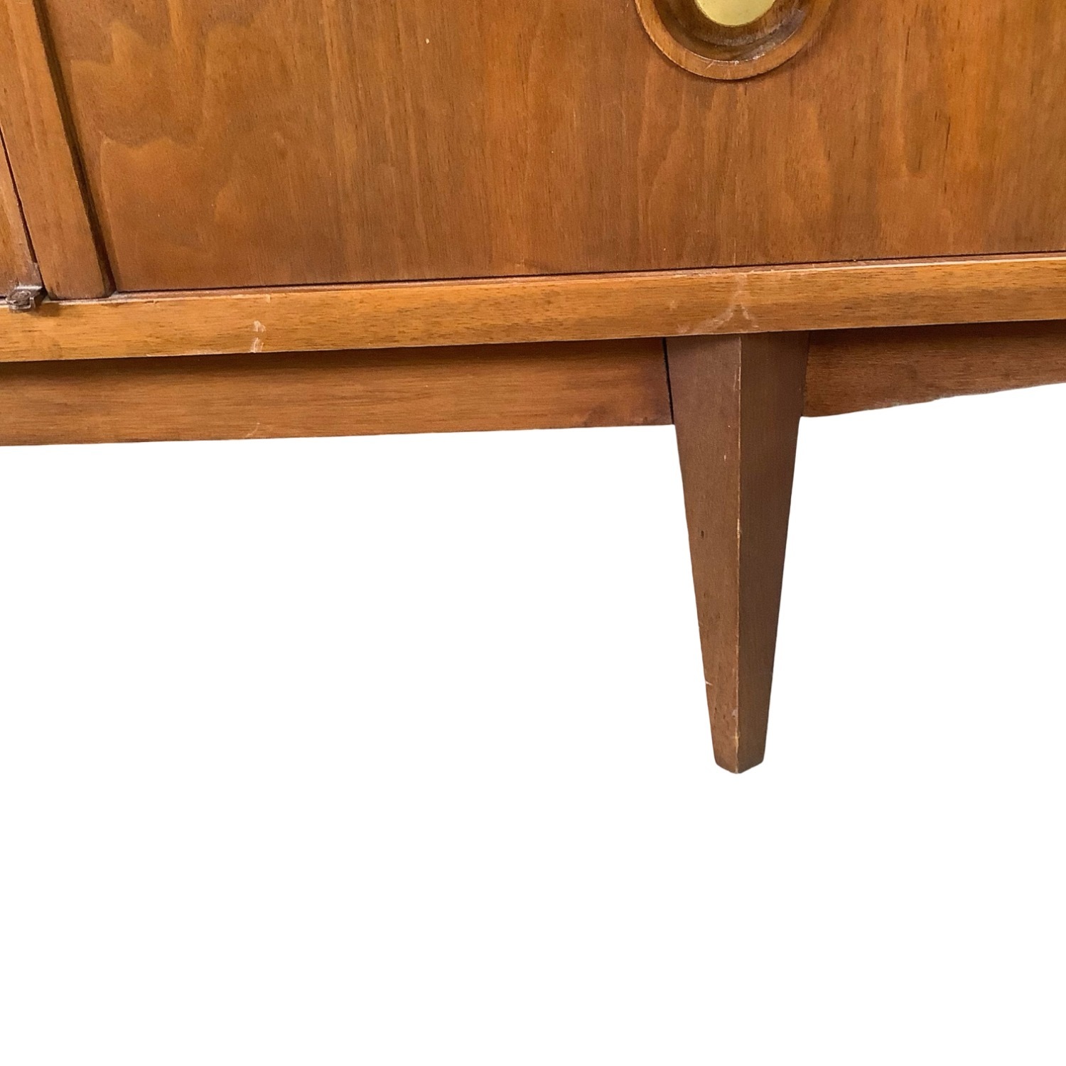 Mid-Century "Harlequin" Sculpted Walnut Dresser - image-11