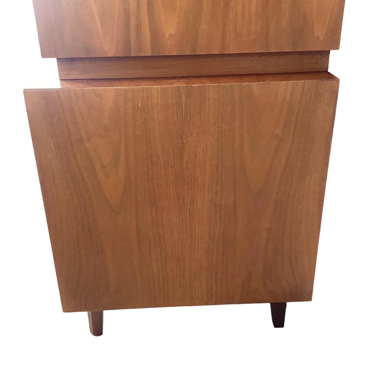 Mid-Century Walnut "Harlequin" Highboy Dresser  - image-10
