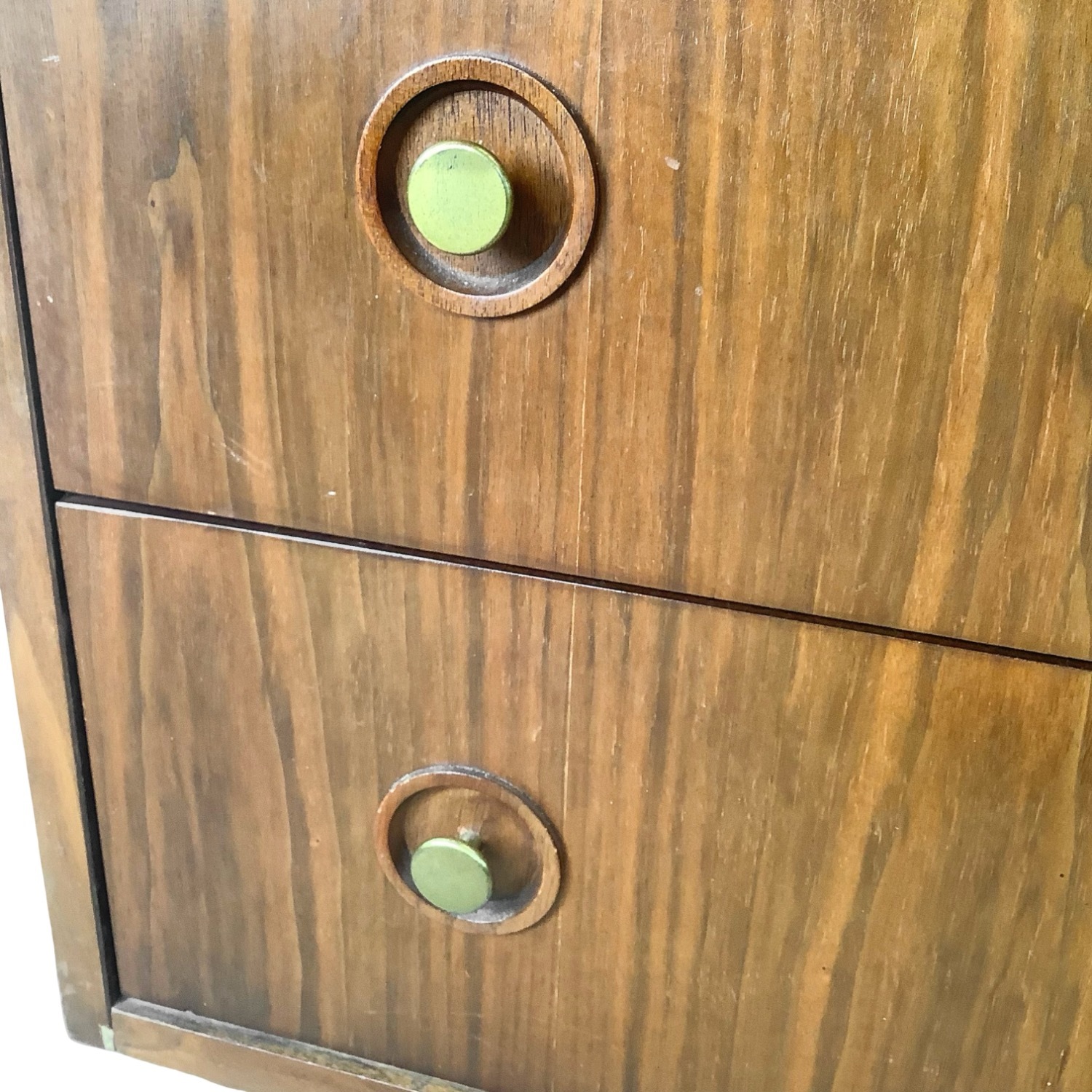 Mid-Century Walnut "Harlequin" Highboy Dresser  - image-16