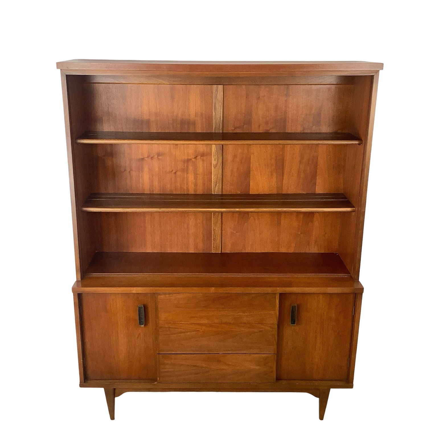 Vintage Mid-Century Modern Walnut Hutch - image-2