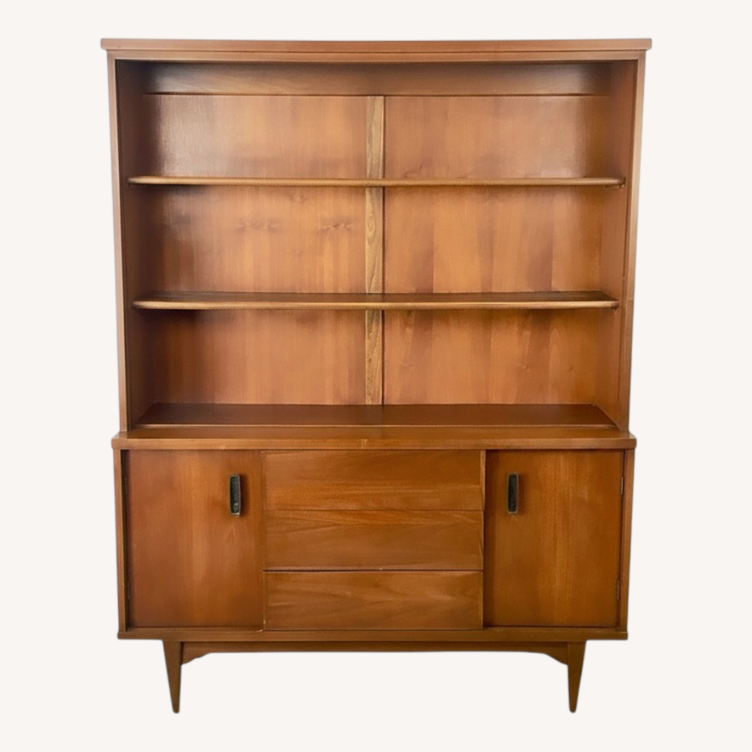 Vintage Mid-Century Modern Walnut Hutch - image-0