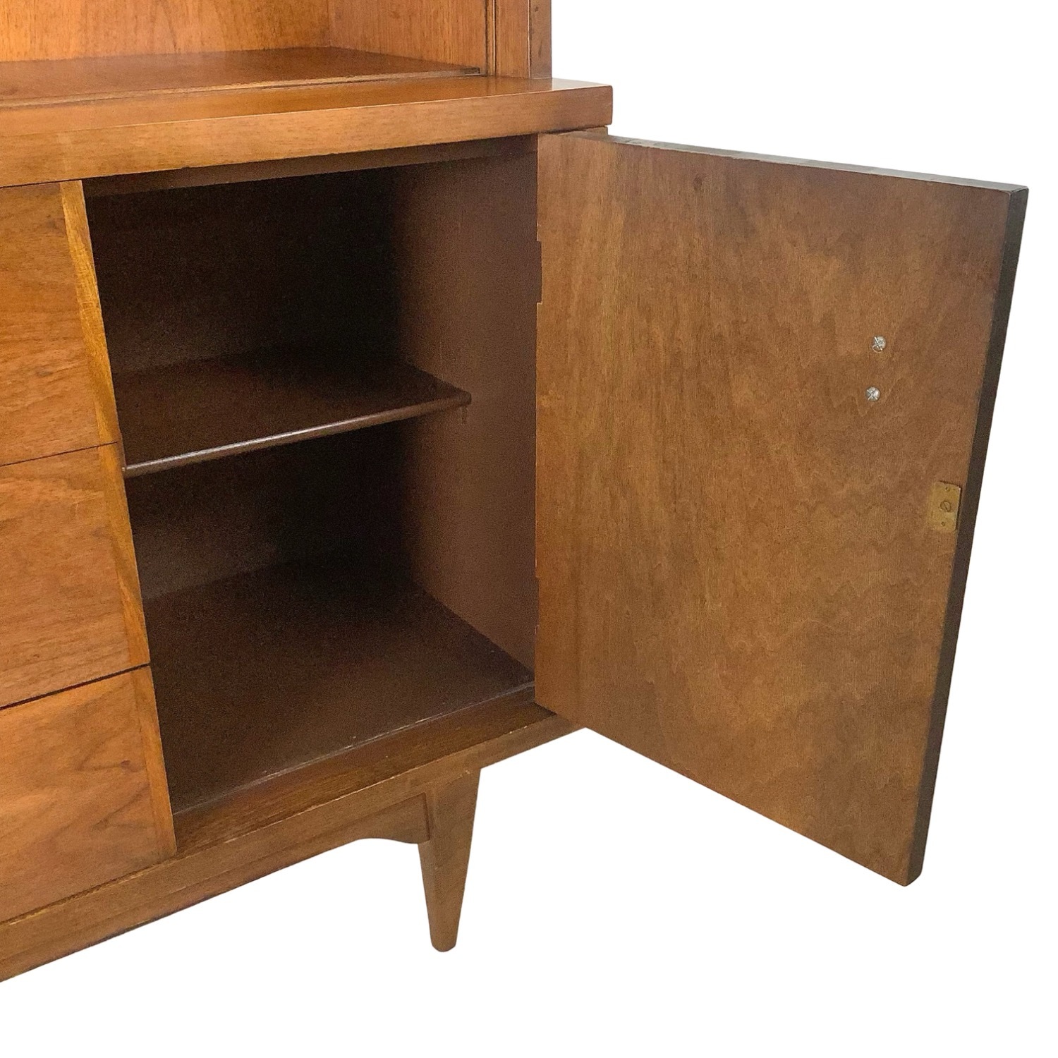 Vintage Mid-Century Modern Walnut Hutch - image-16