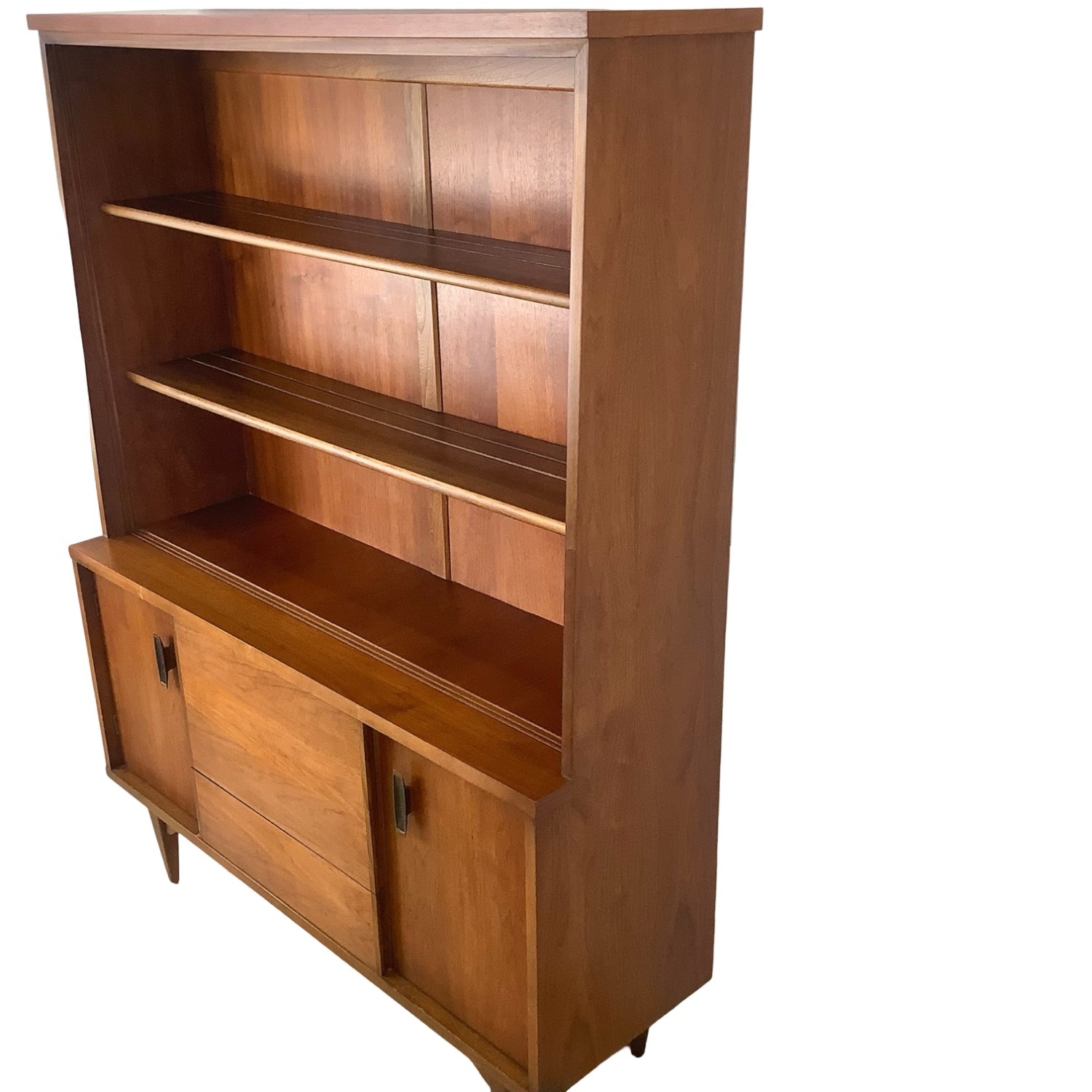 Vintage Mid-Century Modern Walnut Hutch - image-8