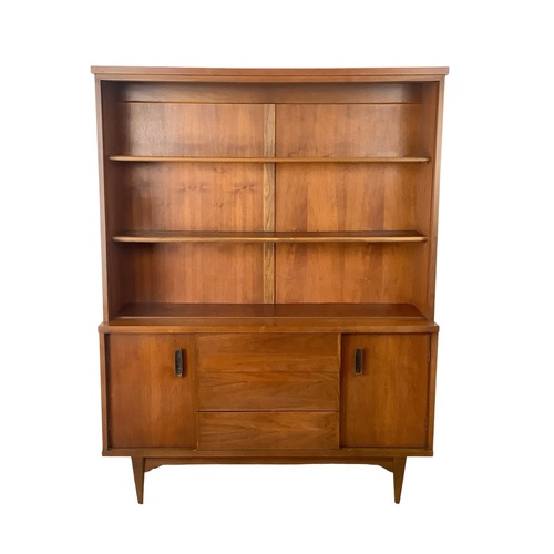 Used Vintage Mid-Century Modern Walnut Hutch for sale on AptDeco