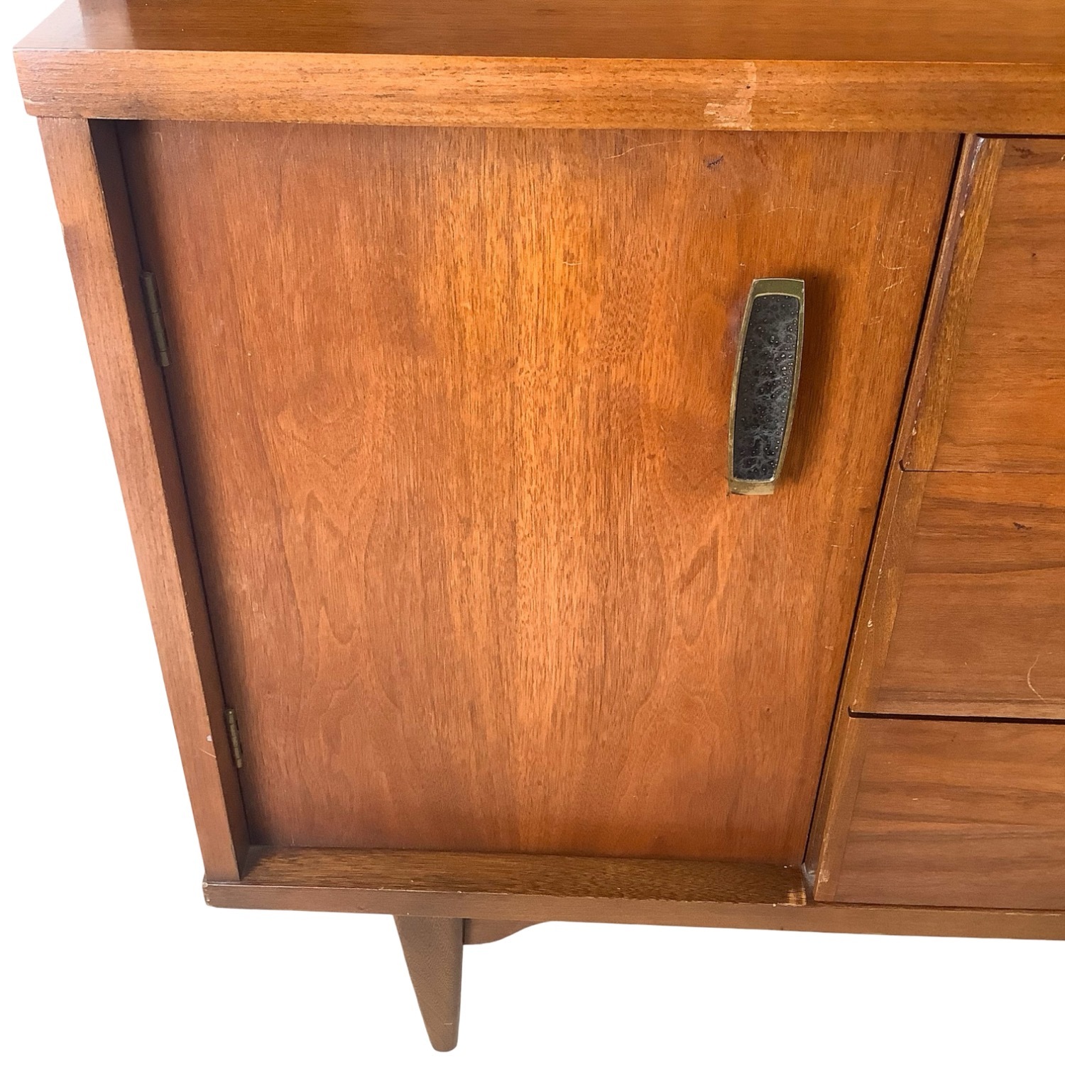 Vintage Mid-Century Modern Walnut Hutch - image-3