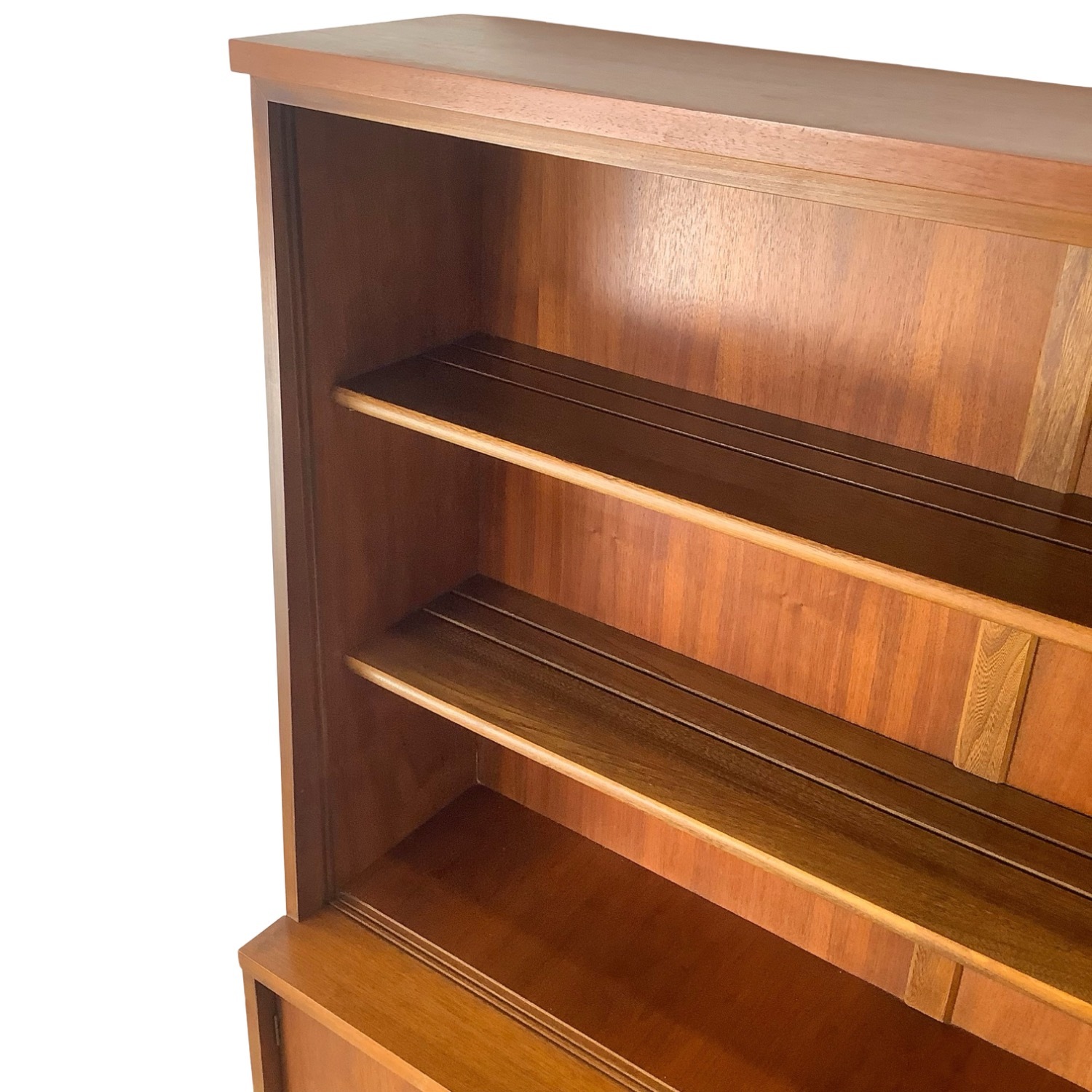 Vintage Mid-Century Modern Walnut Hutch - image-6